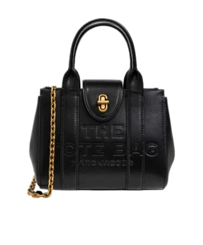 Marc Jacobs The Turnlock Crossbody Tote Bag In Black