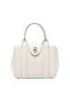 Marc Jacobs The Turnlock Crossbody Tote Bag In White