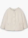 Marc Jacobs The Tweed Backwards Jacket In White