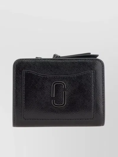 Marc Jacobs "the Utility" Leather Wallet In Black