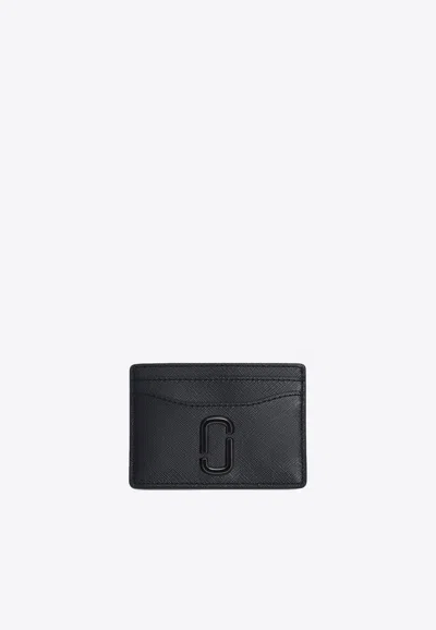 Marc Jacobs The Utility Snapshot Dtm Leather Cardholder In Black