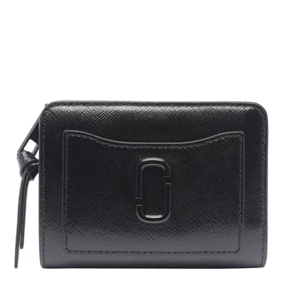 Marc Jacobs The Utility Snapshot Dtm Mini Compact Wallet In Black