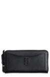 MARC JACOBS THE UTILITY SNAPSHOT DTM SAFFIANO LEATHER CONTINENTAL WALLET