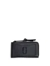 Marc Jacobs Black Leather Utility Snapshot Dtm Slim Wallet