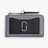 Marc Jacobs The Utility Snapshot Top Zip Multi Wallet In Gray