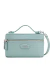 Marc Jacobs Vanity Leather Crossbody Bag Top Handle In Blue