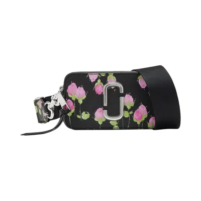 Pre-owned Marc Jacobs The Vintage Floral Snapshot Bag 'black/multicolor' | Women's Size Onesize