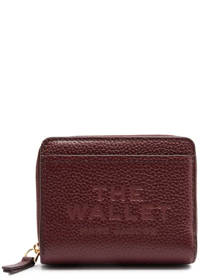 Marc Jacobs The Wallet Mini Leather Wallet In Brown