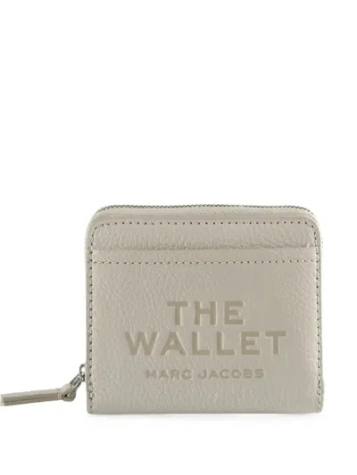 Marc Jacobs The Wallet Pebbled Leather Wallet In Neutral