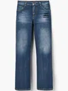 Marc Jacobs Belt Loops Five-pocket Style Faded Effect In Blue