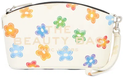 Marc Jacobs The Wild Daisy Beauty Bag In White