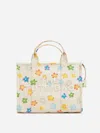 Marc Jacobs The Wild Daisy Canvas Medium Tote Bag In Multi