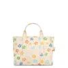 Marc Jacobs The Wild Daisy Canvas Medium Tote Bag In Neutral