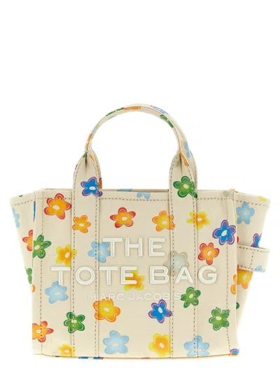 Marc Jacobs The Wild Daisy Canvas Small Tote Hand Bags Multicolor