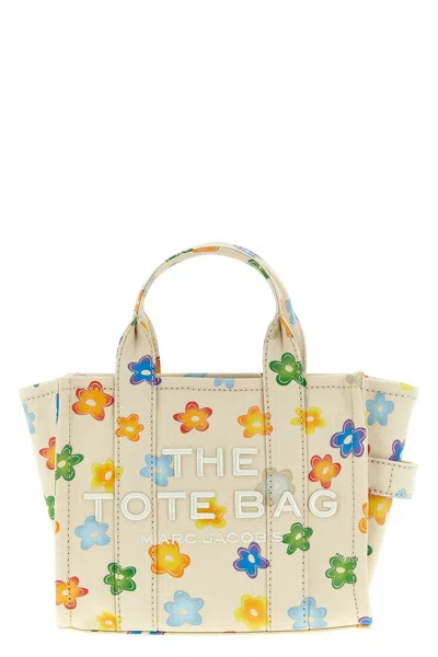 Marc Jacobs 'the Wild Daisy Canvas Small Tote' Handbag In Multi