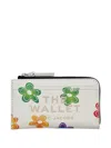 Marc Jacobs The Wild Daisy Top-zip Wallet In Brown