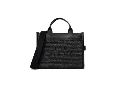 Marc Jacobs The Woven Dtm Medium Tote Bag Handbags Black: One Size
