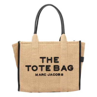 Marc Jacobs The Woven Large Tote Bag In Sand