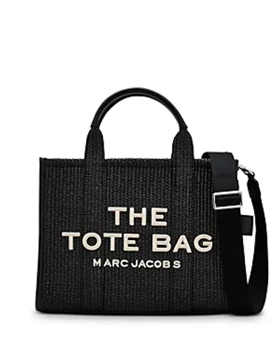 Marc Jacobs The Woven Medium Tote Bag In Black