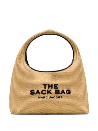 Marc Jacobs The Woven Sack Shoulder Bag In Beige