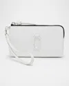 Marc Jacobs The Wristlet In Leather In White