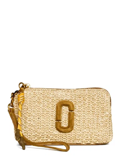 Marc Jacobs The Wristlet Woven Clutch Bag In Red