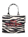 Marc Jacobs The Zebra Canvas Large Tote Bag