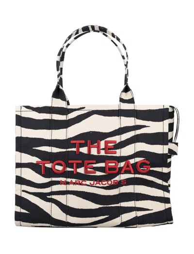 Marc Jacobs The Zebra Canvas Large Tote Bag