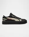 Marc Jacobs The Zebra Canvas Low-top Sneakers In Black Multi