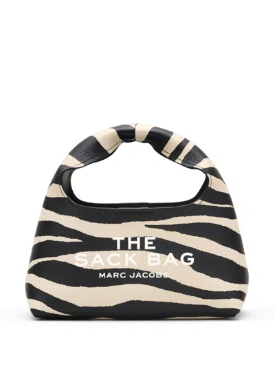 Marc Jacobs The Zebra Leather Mini Sack Bag In Printed