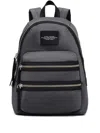 Marc Jacobs The Zipped Large Backpack In Gray