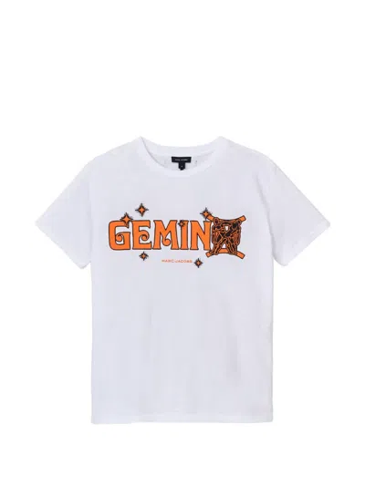 Marc Jacobs The Zodiac Gemini-print T-shirt In White
