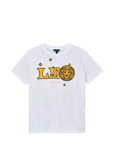 Marc Jacobs Zodiac Leo-print T-shirt In White