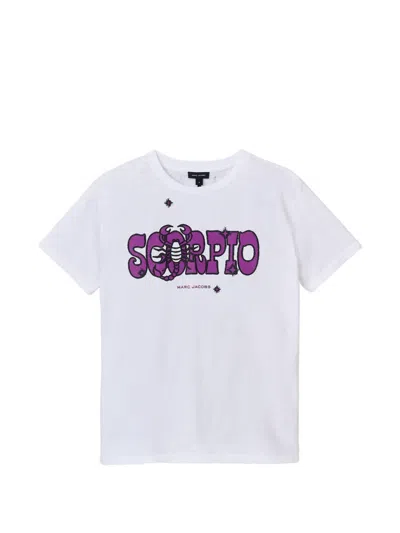 Marc Jacobs Zodiac Scorpio-print T-shirt In White