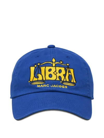 Marc Jacobs The Zodic Libra Baseball Cap In Blue