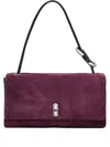 Marc Jacobs The Large Dual Suede Shoulder Bag In Burgundy