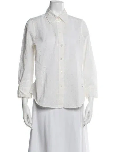 Pre-owned Marc Jacobs Three-quarter Sleeve Blouse In Blue