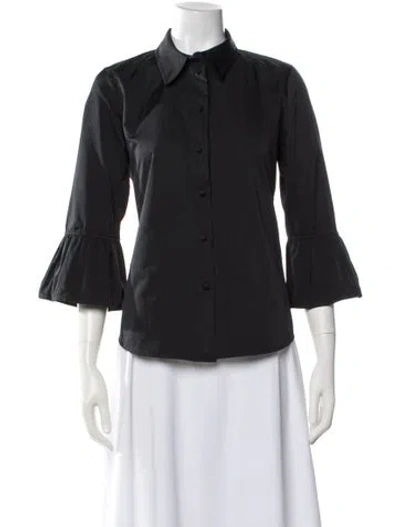 Pre-owned Marc Jacobs Three-quarter Sleeve Blouse In Gray