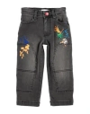 Marc Jacobs Toddler Boy Jeans Charcoal Size 5 Cotton, Polyester, Elastane In Grey