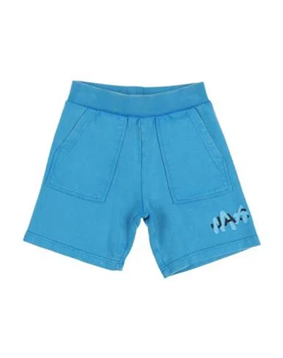 Marc Jacobs Babies'  Toddler Boy Shorts & Bermuda Shorts Azure Size 5 Cotton, Elastane In Blue