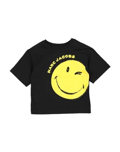 Marc Jacobs Babies'  Toddler Girl T-shirt Black Size 5 Cotton