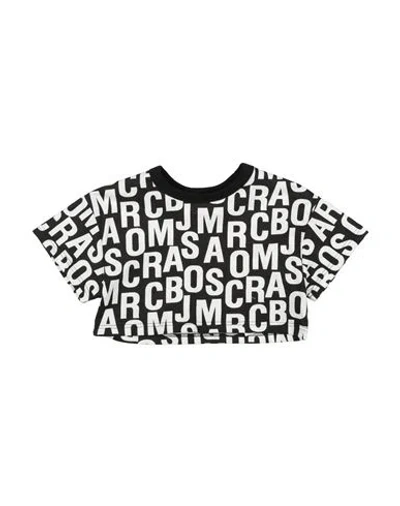 Marc Jacobs Babies'  Toddler Girl T-shirt Black Size 5 Cotton