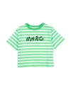 Marc Jacobs Toddler Girl T-shirt Green Size 5 Cotton, Polyester In Green