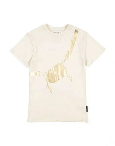 Marc Jacobs Babies'  Toddler Girl T-shirt Beige Size 4 Cotton In Multi