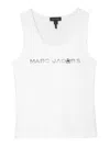 Marc Jacobs White Tank Top With Embroidered Logo