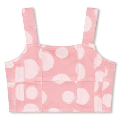 Marc Jacobs Kids' Top A Pois In Pink