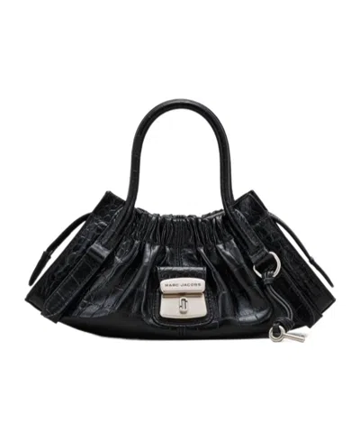 MARC JACOBS MARC JACOBS THE CROC CRISTINA SMALL SATCHEL BAG