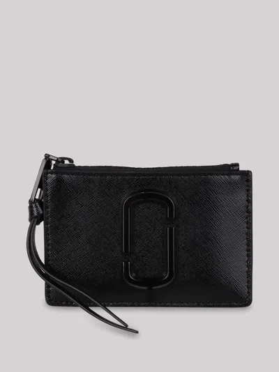 Marc Jacobs Top Zip Multi Wallet In Black