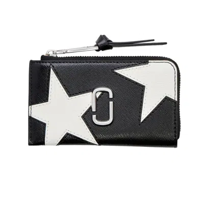 Pre-owned Marc Jacobs Top Zip Multi Wallet 'black/white' | Men's Size Onesize