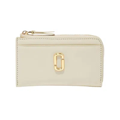 Pre-owned Marc Jacobs Top Zip Multi Wallet 'cloud White' | Men's Size Onesize